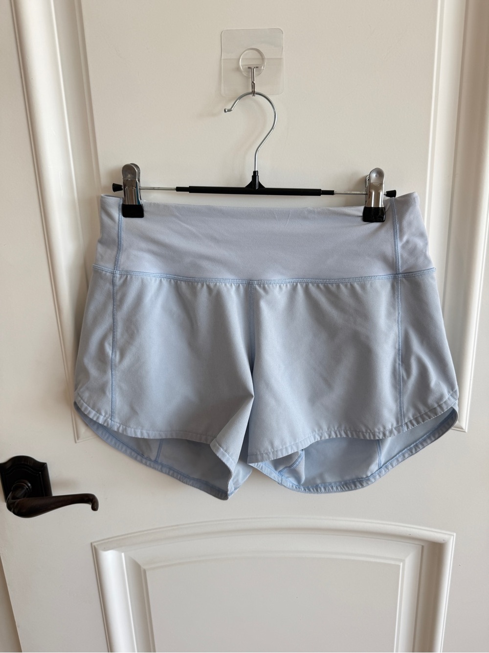 lululemon athletica Pale Blue Athletic Shorts